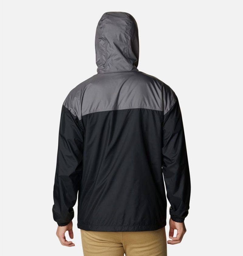 Columbia Flash Challenger Lined Men's Windbreaker Black | FWGYCB-807