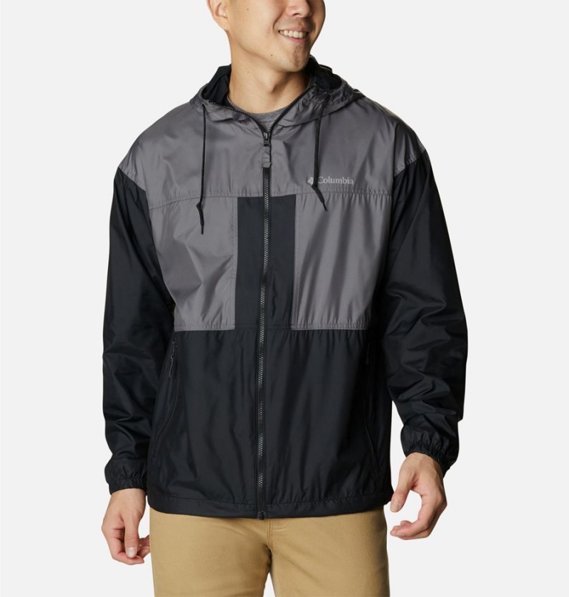 Columbia Flash Challenger Lined Men\'s Windbreaker Black | FWGYCB-807