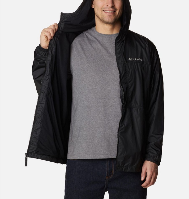 Columbia Flash Challenger Lined Men's Windbreaker Black | NCIOAJ-347