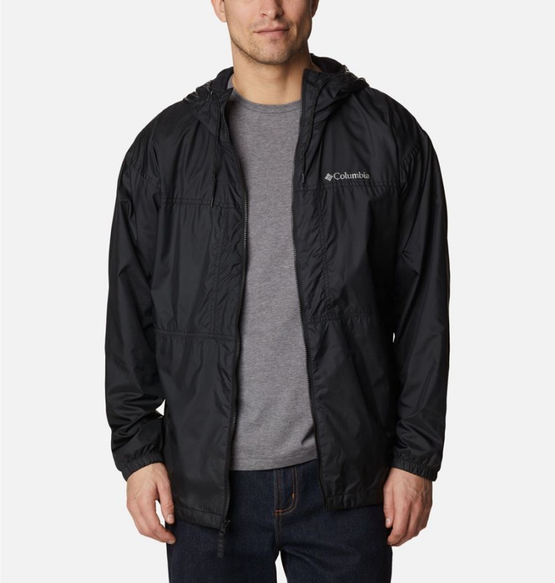 Columbia Flash Challenger Lined Men's Windbreaker Black | NCIOAJ-347