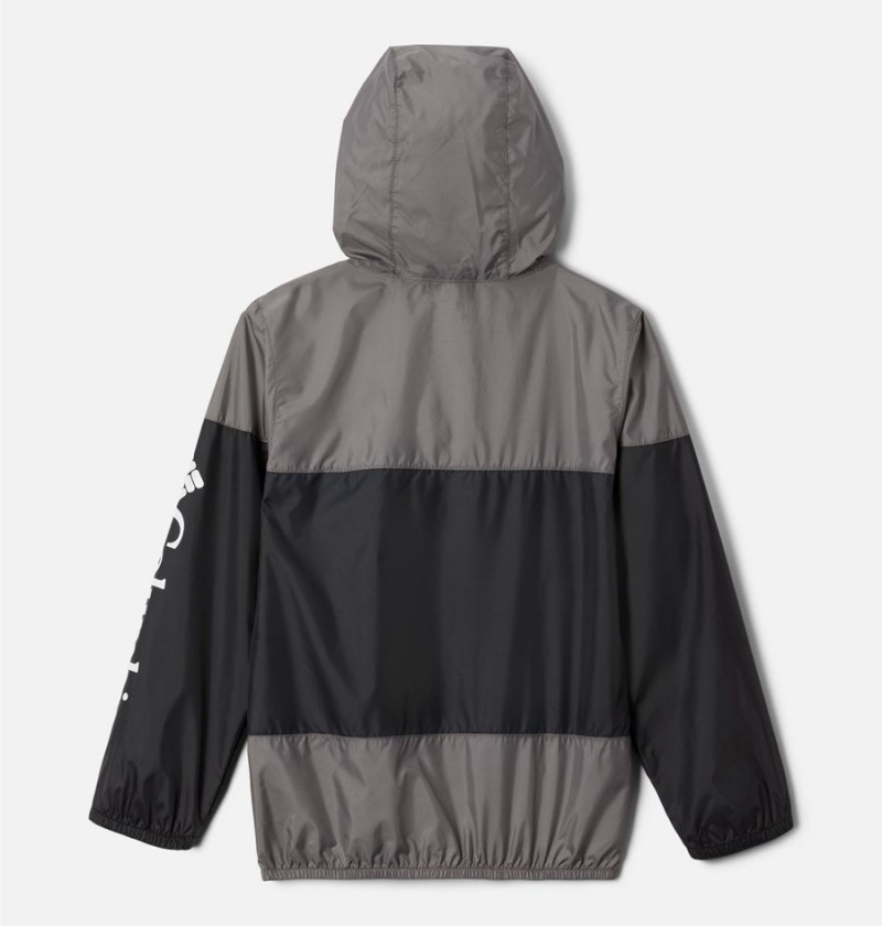 Columbia Flash Challenger Windbreaker Kids' Jacket Black | RYIFMS-419