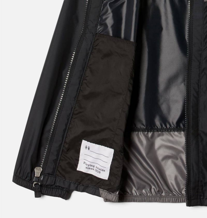 Columbia Flash Challenger Windbreaker Kids' Jacket Black | RYIFMS-419