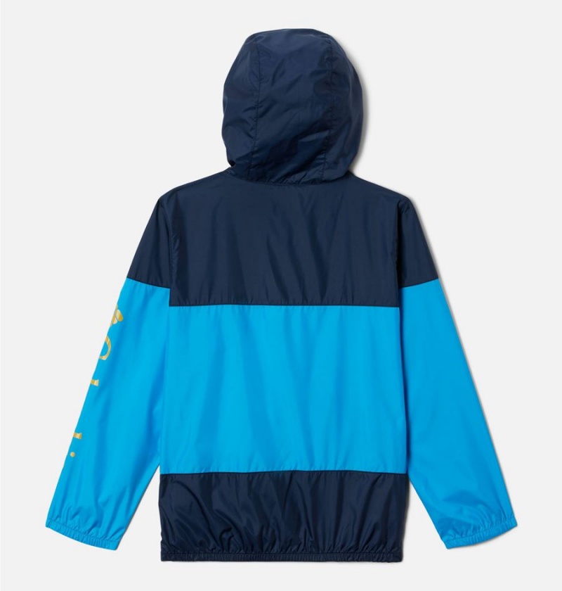 Columbia Flash Challenger Windbreaker Kids' Jacket Blue | KCJMNA-482