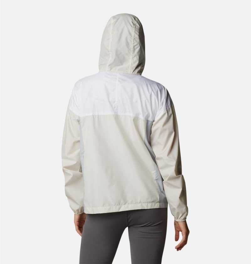 Columbia Flash Challenger Women's Windbreaker White | GLORYP-326