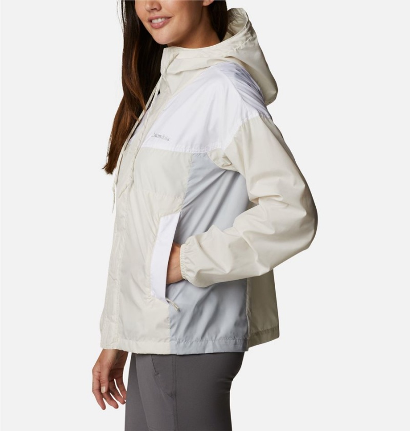 Columbia Flash Challenger Women's Windbreaker White | GLORYP-326