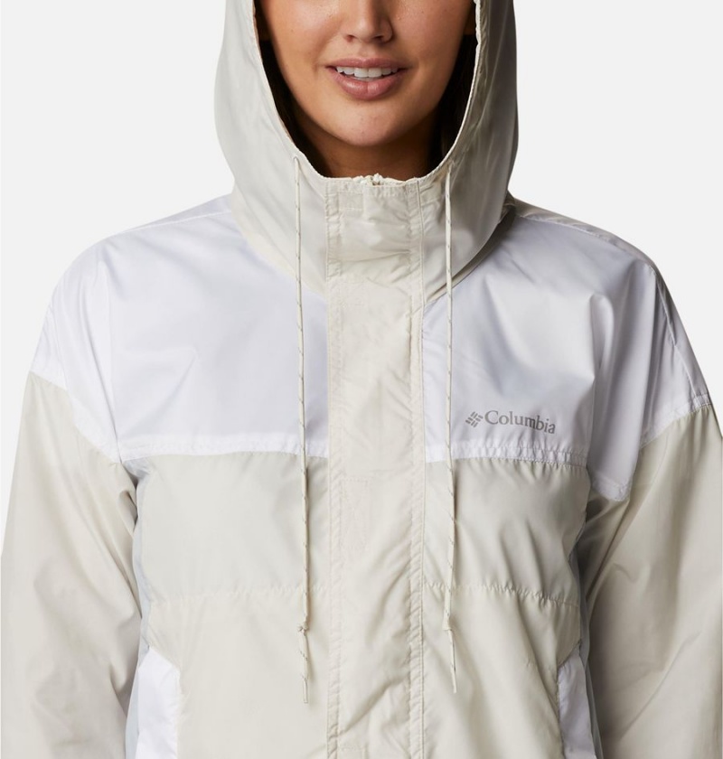 Columbia Flash Challenger Women's Windbreaker White | GLORYP-326