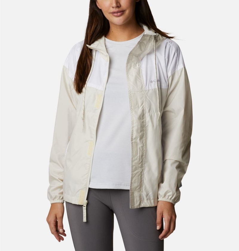 Columbia Flash Challenger Women's Windbreaker White | GLORYP-326