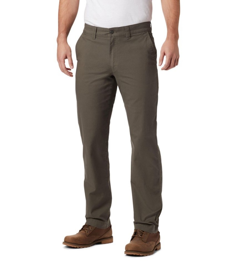 Columbia Flex ROC Men\'s Pants Brown | GTVORQ-386