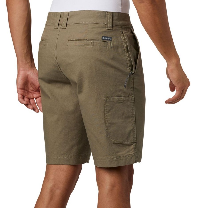Columbia Flex ROC Men's Shorts Olive | HAVLMU-623