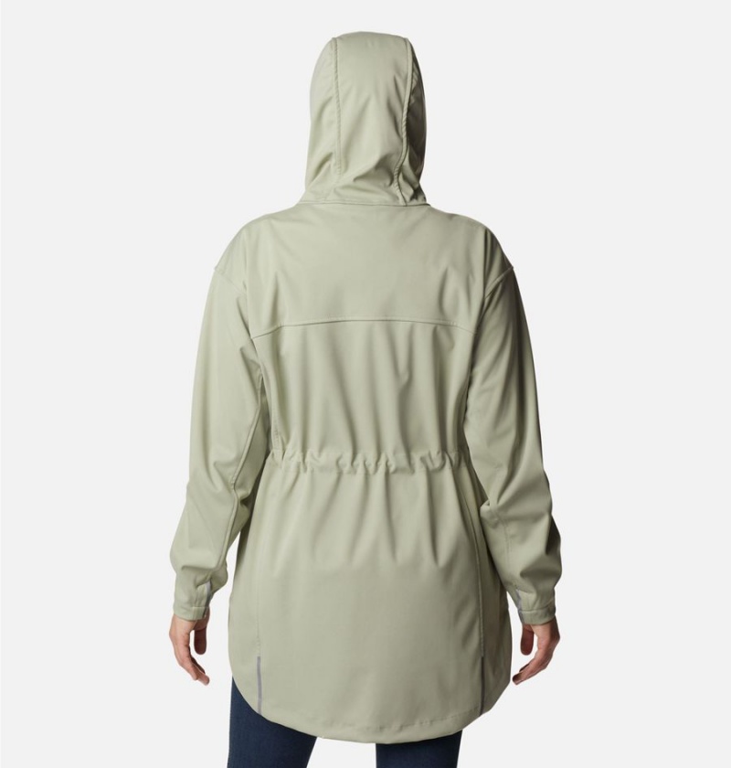 Columbia Flora Park Women's Softshell Jackets Green | PDCRTU-687