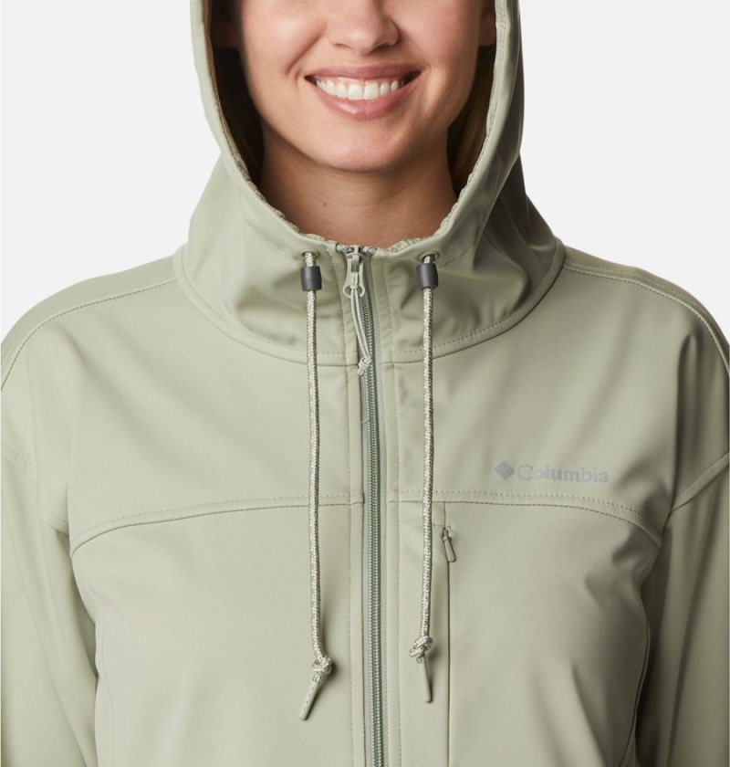 Columbia Flora Park Women's Softshell Jackets Green | PDCRTU-687
