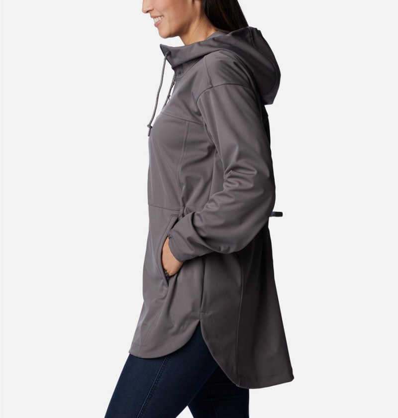 Columbia Flora Park Women's Softshell Jackets Grey | RISHVY-754