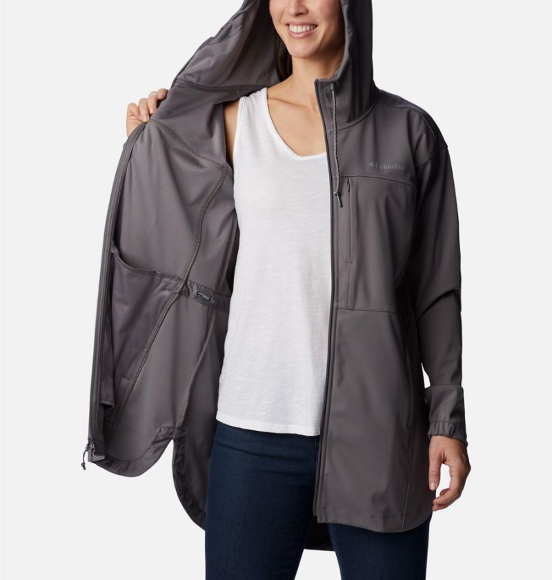 Columbia Flora Park Women's Softshell Jackets Grey | RISHVY-754