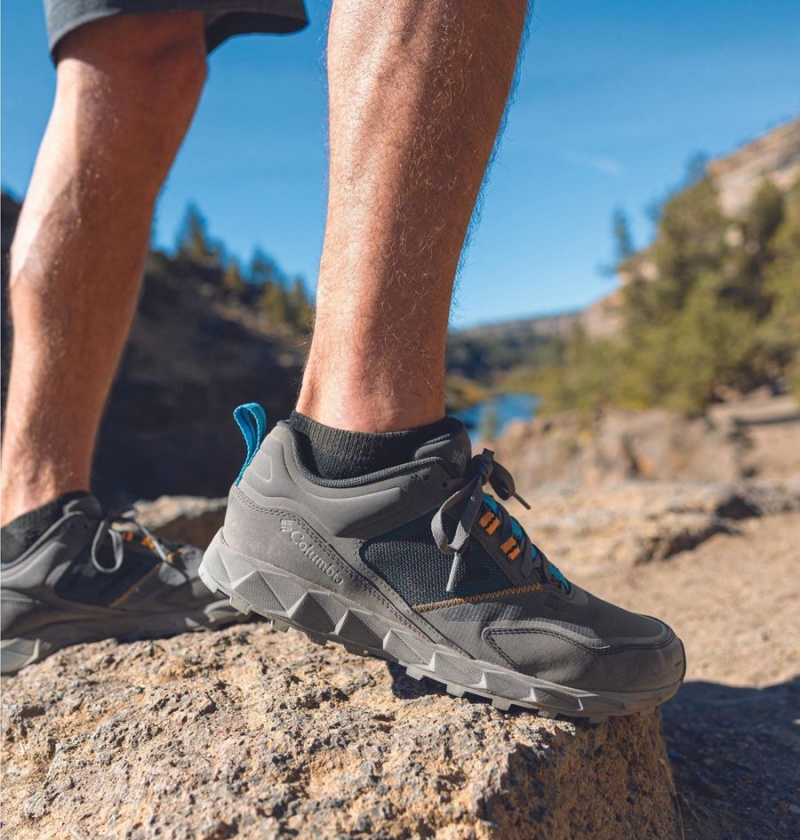 Columbia Flow District Men's Hiking Shoes Grey | KFACDL-120