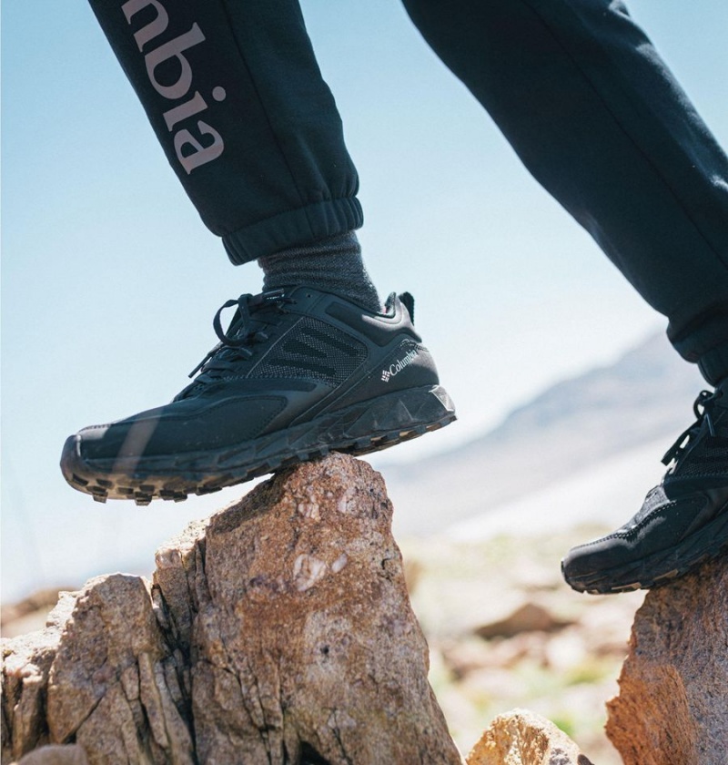 Columbia Flow District Men's Hiking Shoes Black | OMYPRW-785