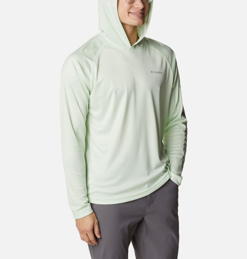 Columbia Fork Stream Men's Hoodie Green | NTWXPM-381