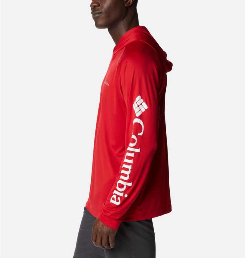 Columbia Fork Stream Men's Hoodie Red | FCRGSK-357