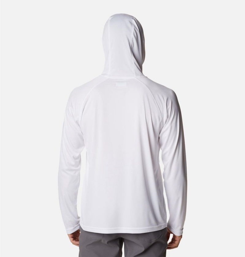 Columbia Fork Stream Men's Hoodie White | NBTWXF-120