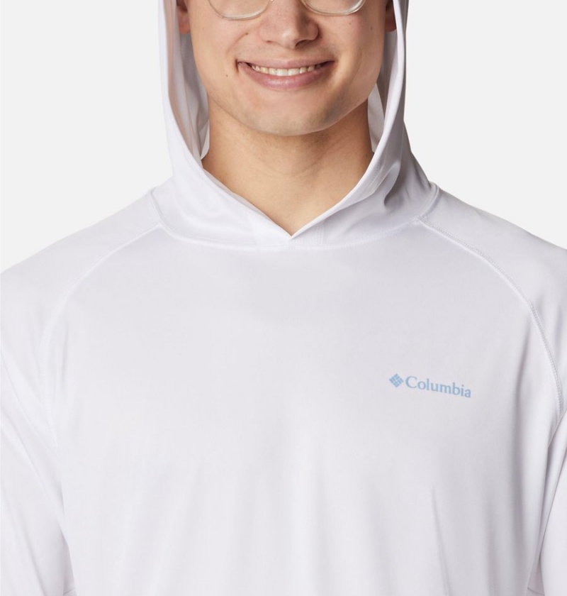 Columbia Fork Stream Men's Hoodie White | NBTWXF-120
