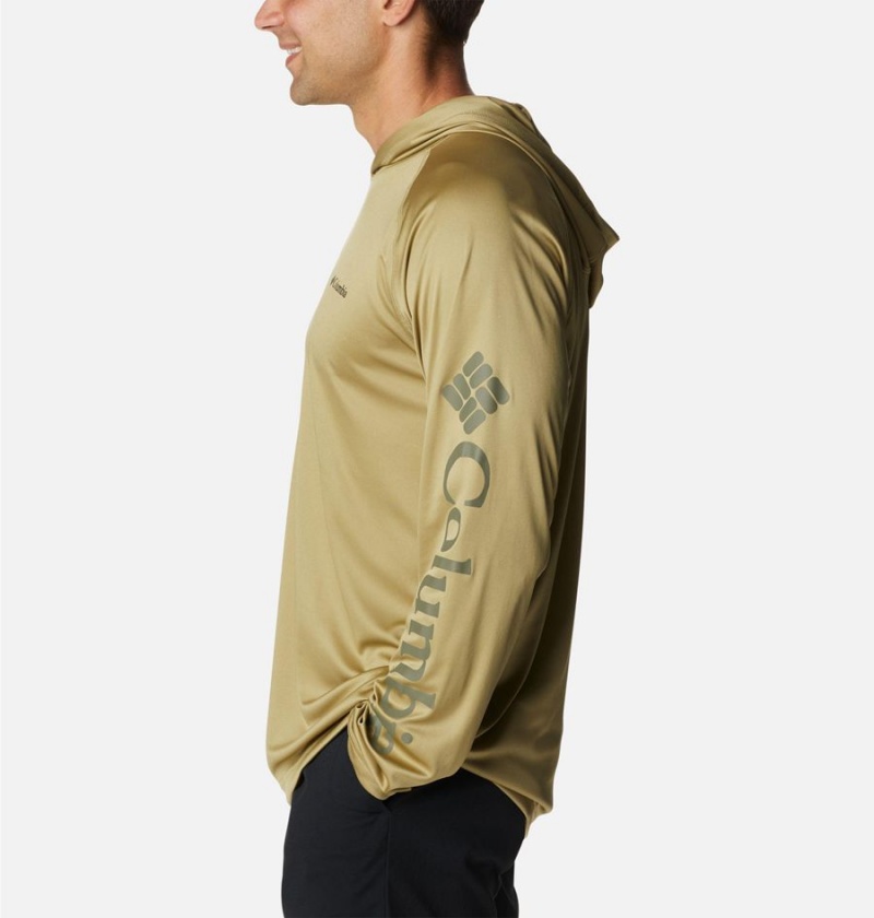 Columbia Fork Stream Men's Hoodie Yellow | CHVUZP-672