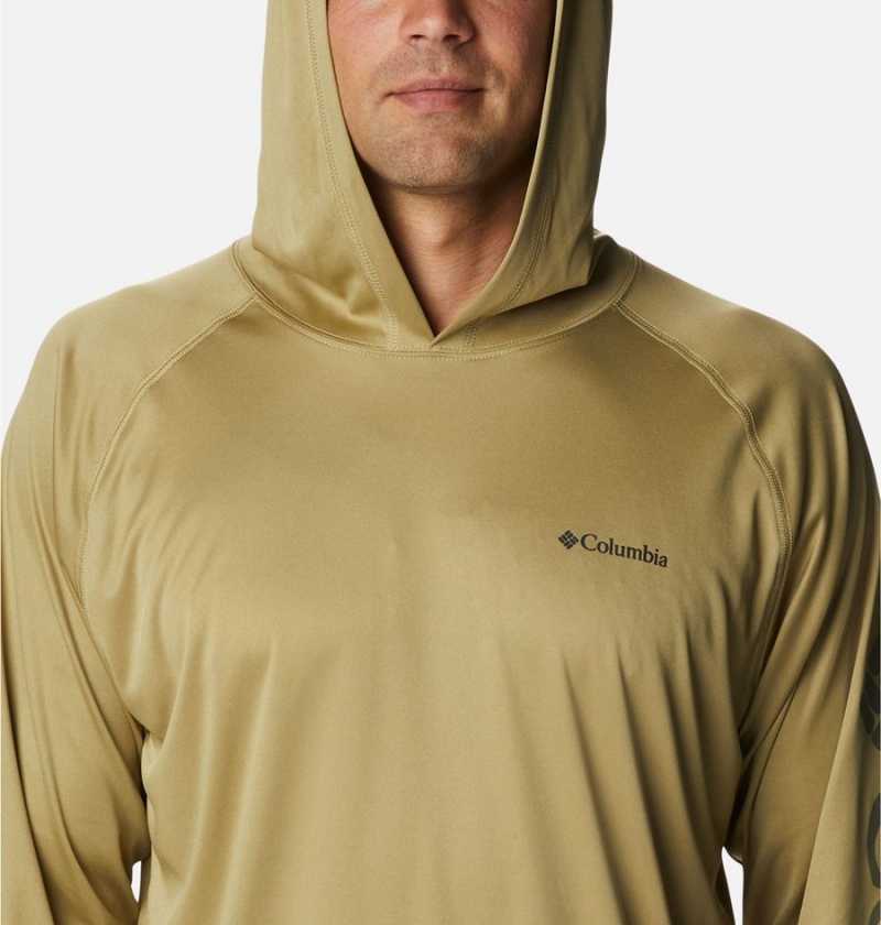 Columbia Fork Stream Men's Hoodie Yellow | CHVUZP-672