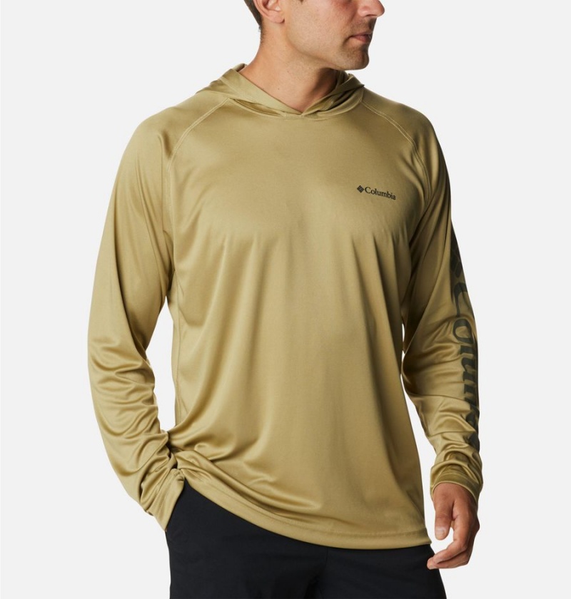 Columbia Fork Stream Men's Hoodie Yellow | CHVUZP-672