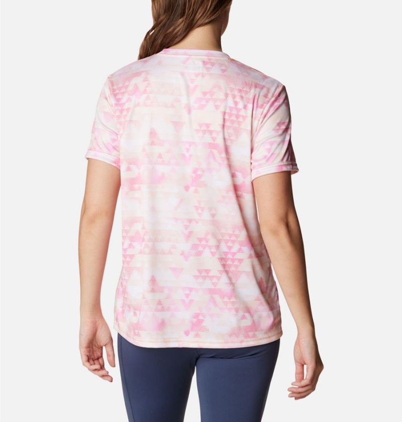 Columbia Fork Stream Women's T-Shirt Pink | RDJZSF-748