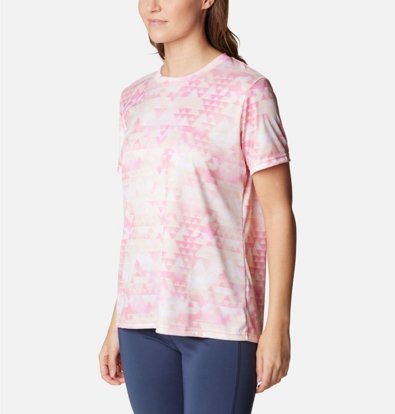 Columbia Fork Stream Women's T-Shirt Pink | RDJZSF-748