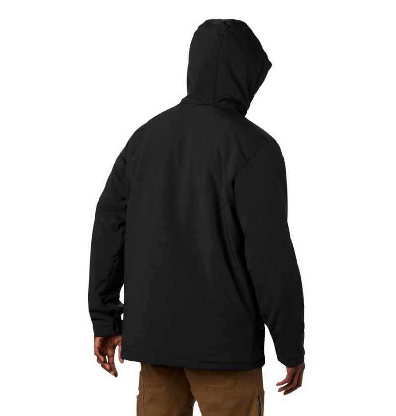 Columbia Gate Racer Softshell Insulated Men's Puffer Jacket Black | GTQBRK-125
