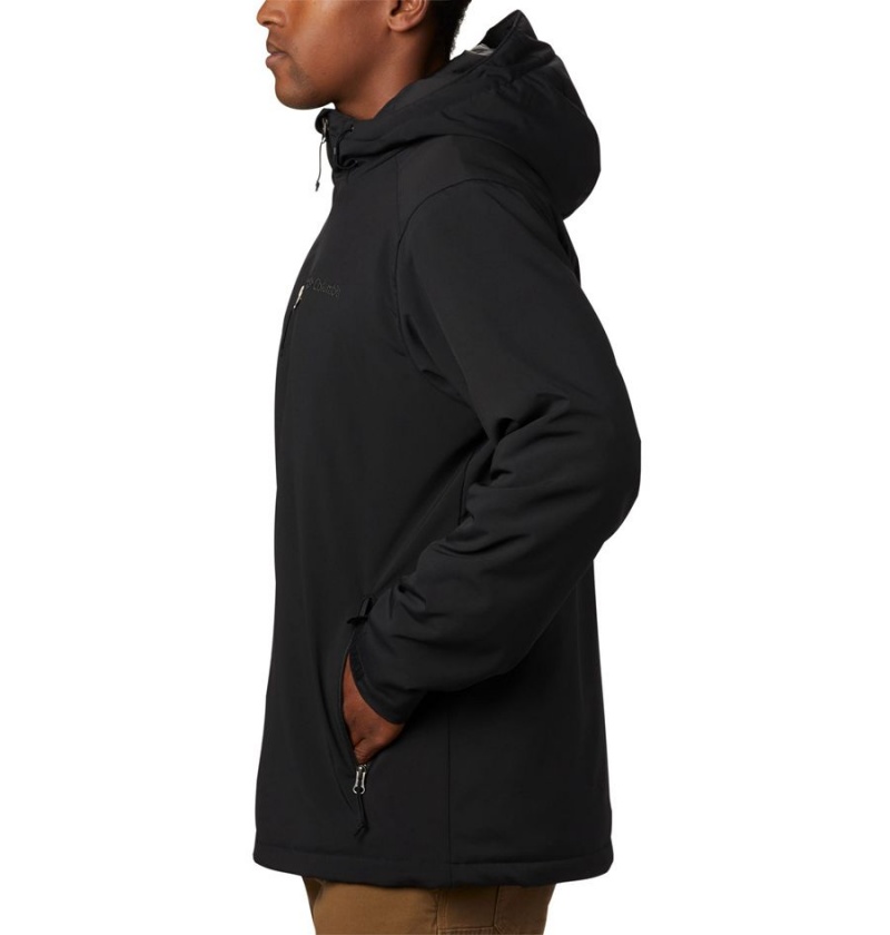 Columbia Gate Racer Softshell Insulated Men's Puffer Jacket Black | GTQBRK-125