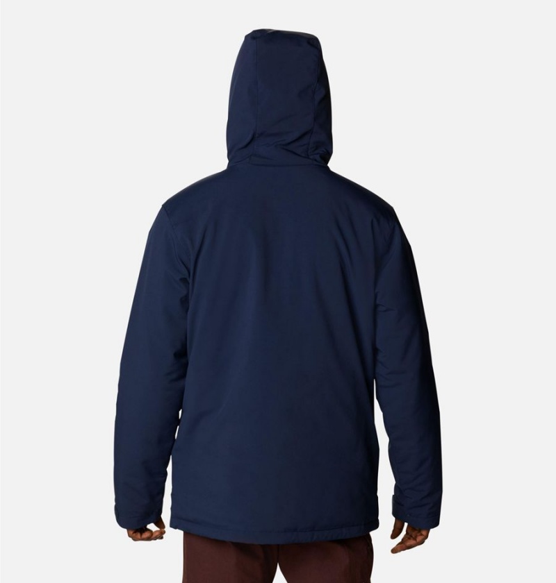 Columbia Gate Racer Softshell Insulated Men's Puffer Jacket Navy | IXRMPF-720