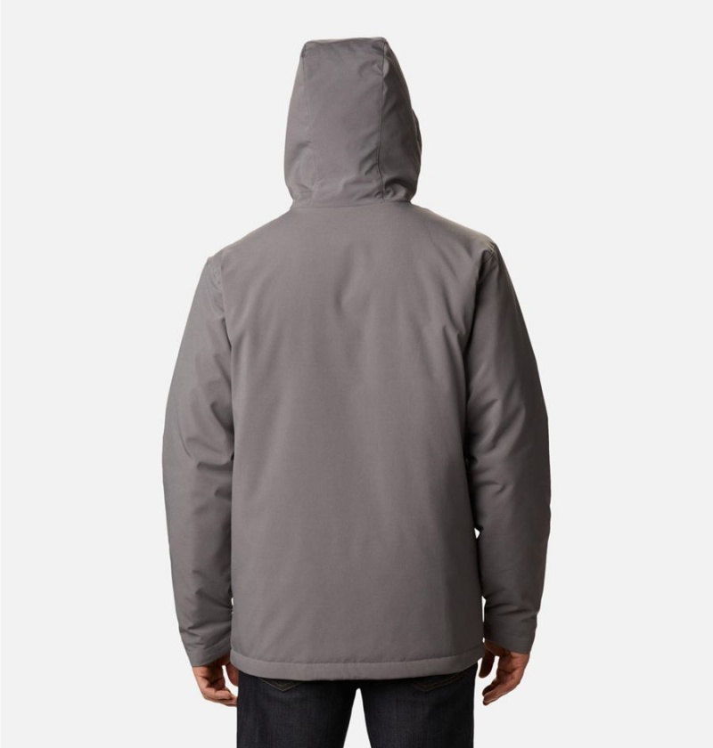 Columbia Gate Racer Softshell Insulated Men's Puffer Jacket Grey | ZBHWGX-246