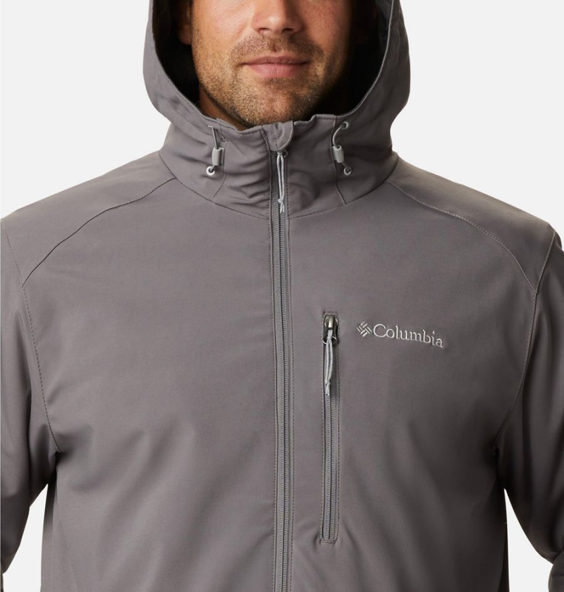 Columbia Gate Racer Softshell Insulated Men's Puffer Jacket Grey | ZBHWGX-246