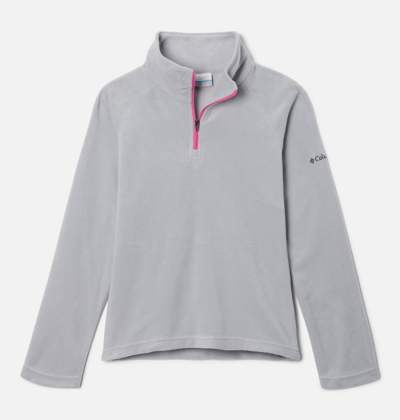 Columbia Glacial 1/4 Zip Pullover Kids\' Fleece Grey | JGFSTC-263