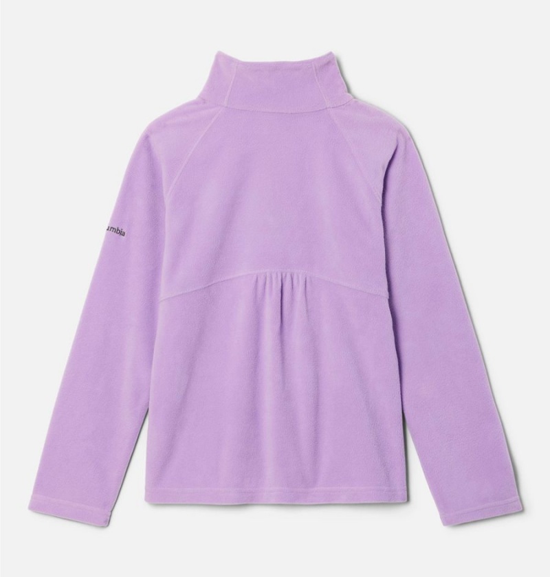 Columbia Glacial 1/4 Zip Pullover Kids' Fleece Purple | DBWOLC-905
