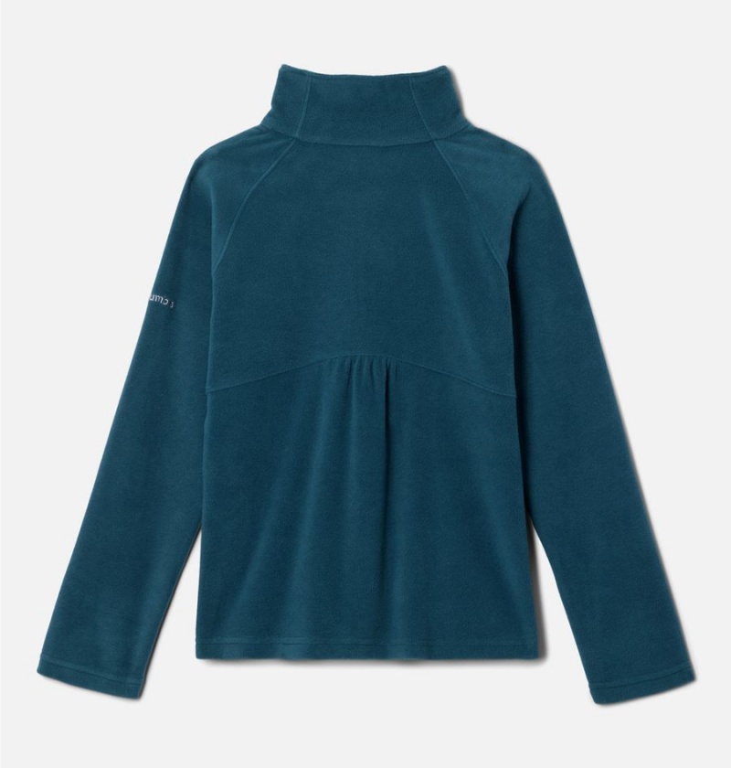 Columbia Glacial 1/4 Zip Pullover Kids' Fleece Turquoise | WQMFVI-508