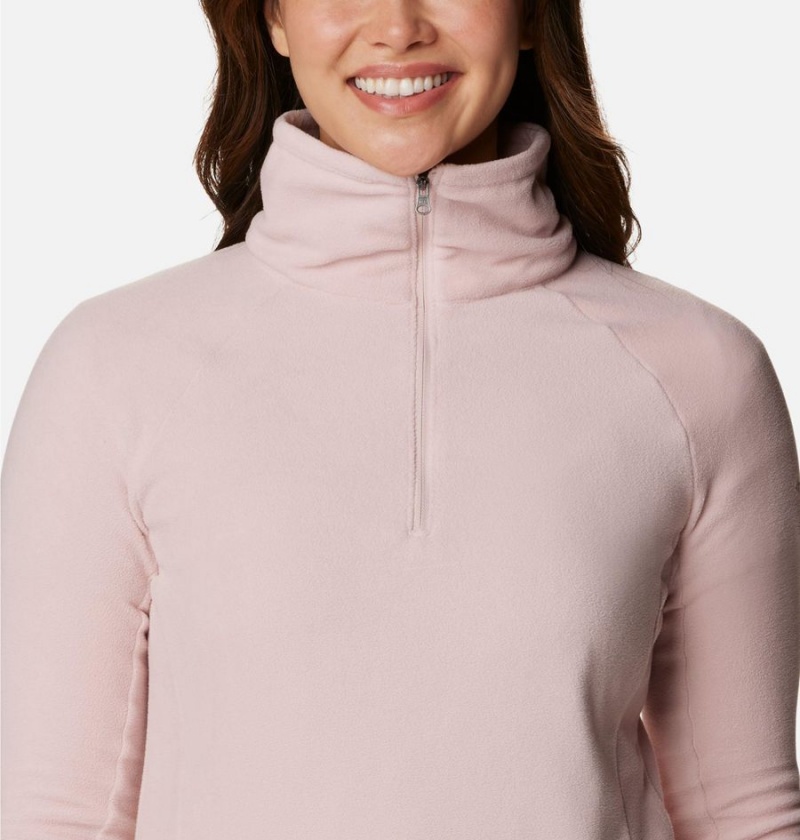 Columbia Glacial IV Half Zip Fleece Women's Pullover Pink | ENTMOP-294