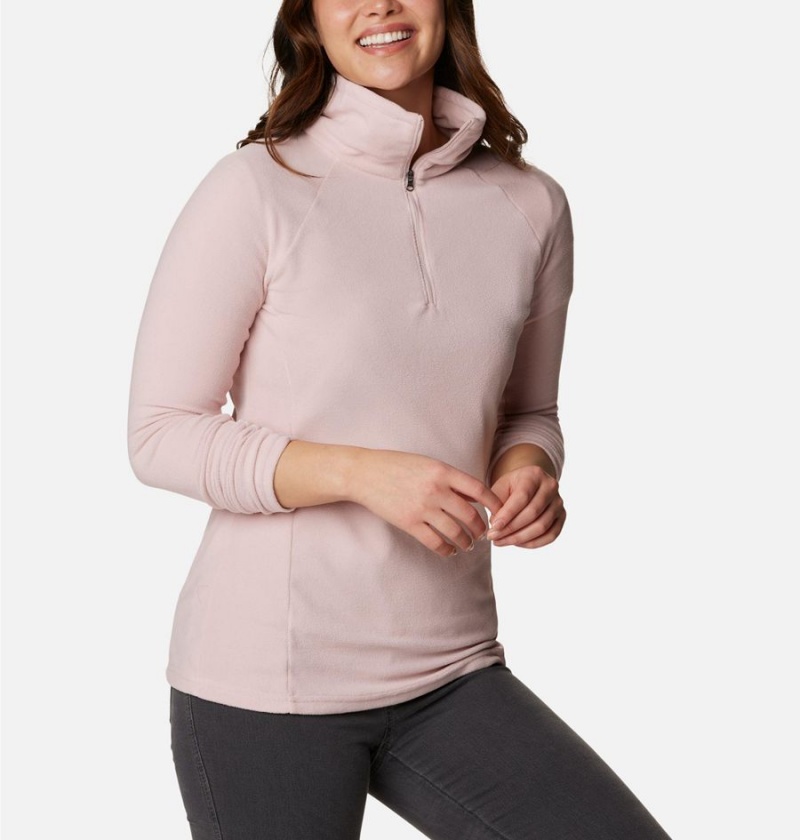 Columbia Glacial IV Half Zip Fleece Women's Pullover Pink | ENTMOP-294