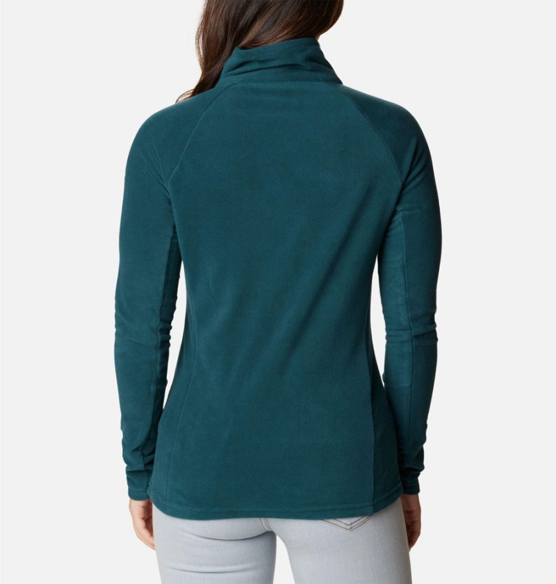Columbia Glacial IV Half Zip Fleece Women's Pullover Turquoise | LACJPK-517