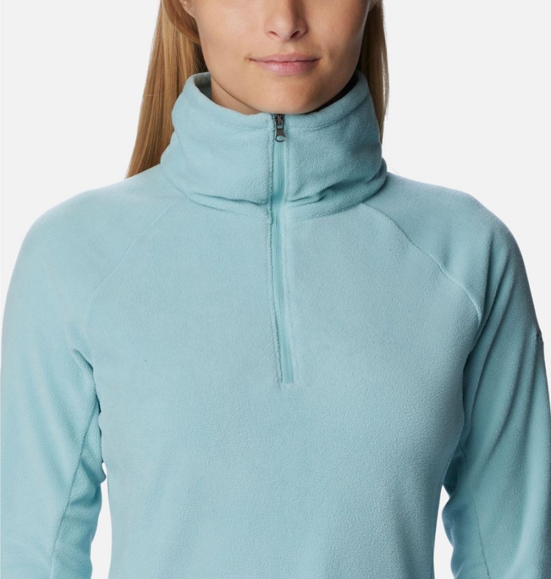 Columbia Glacial IV Half Zip Fleece Women's Pullover Turquoise | LYTAKX-592
