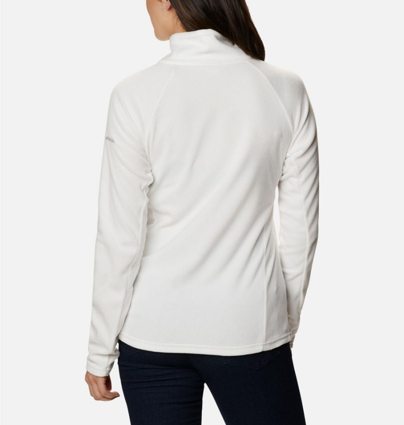 Columbia Glacial IV Half Zip Fleece Women's Pullover White | DZPTHV-370