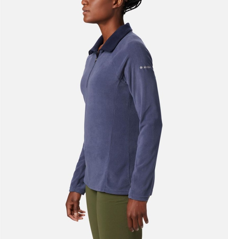 Columbia Glacial IV Half Zip Fleece Women's Pullover Navy | GRKYOC-784
