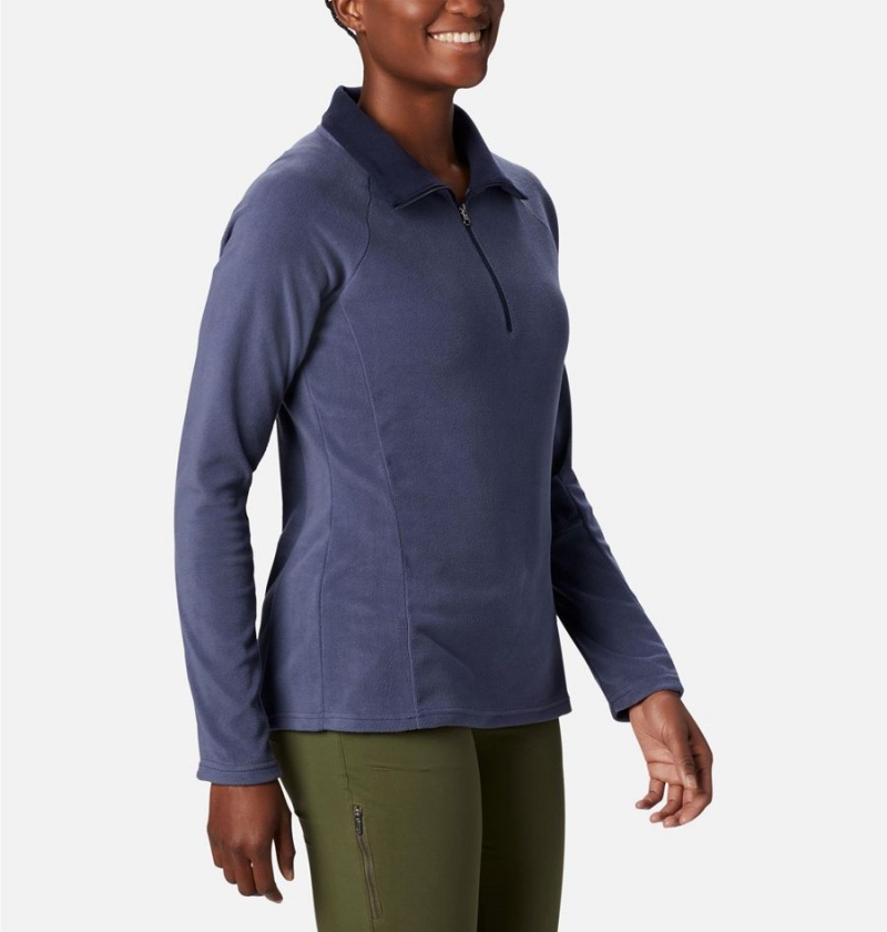 Columbia Glacial IV Half Zip Fleece Women's Pullover Navy | GRKYOC-784