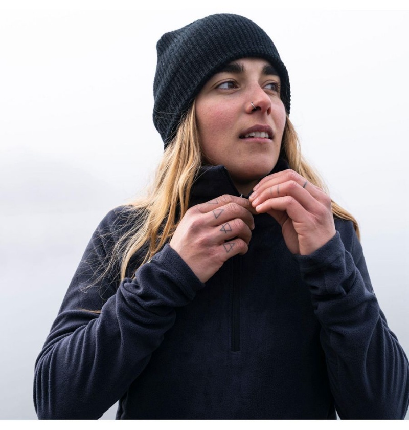 Columbia Glacial IV Half Zip Fleece Women's Pullover Black | LMYQCD-437