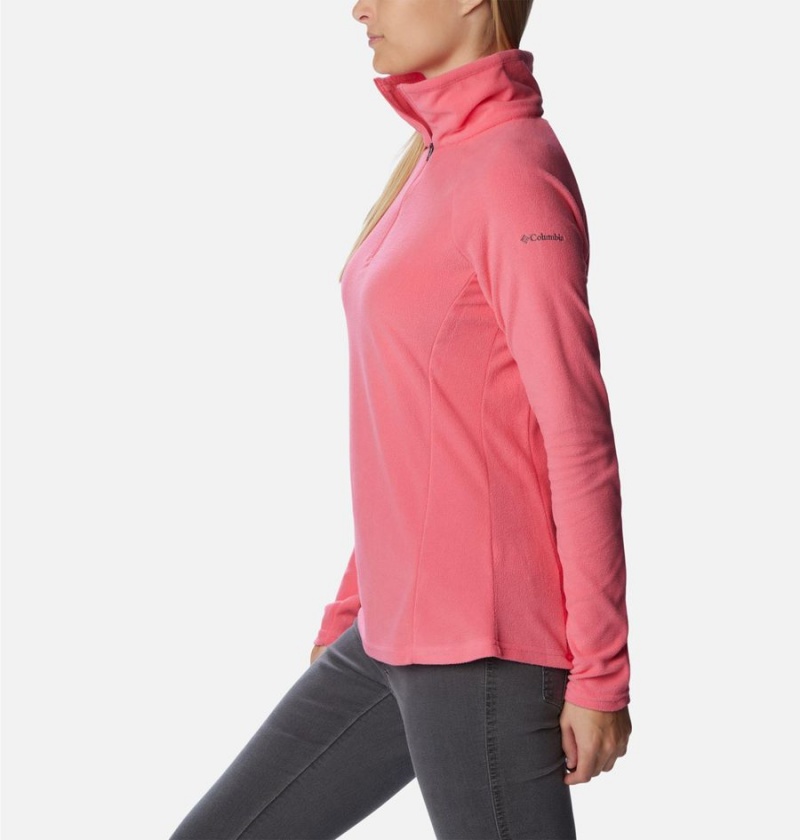Columbia Glacial IV Half Zip Fleece Women's Pullover Pink | HPJAEV-360