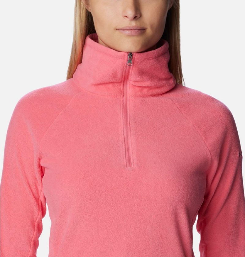 Columbia Glacial IV Half Zip Fleece Women's Pullover Pink | HPJAEV-360