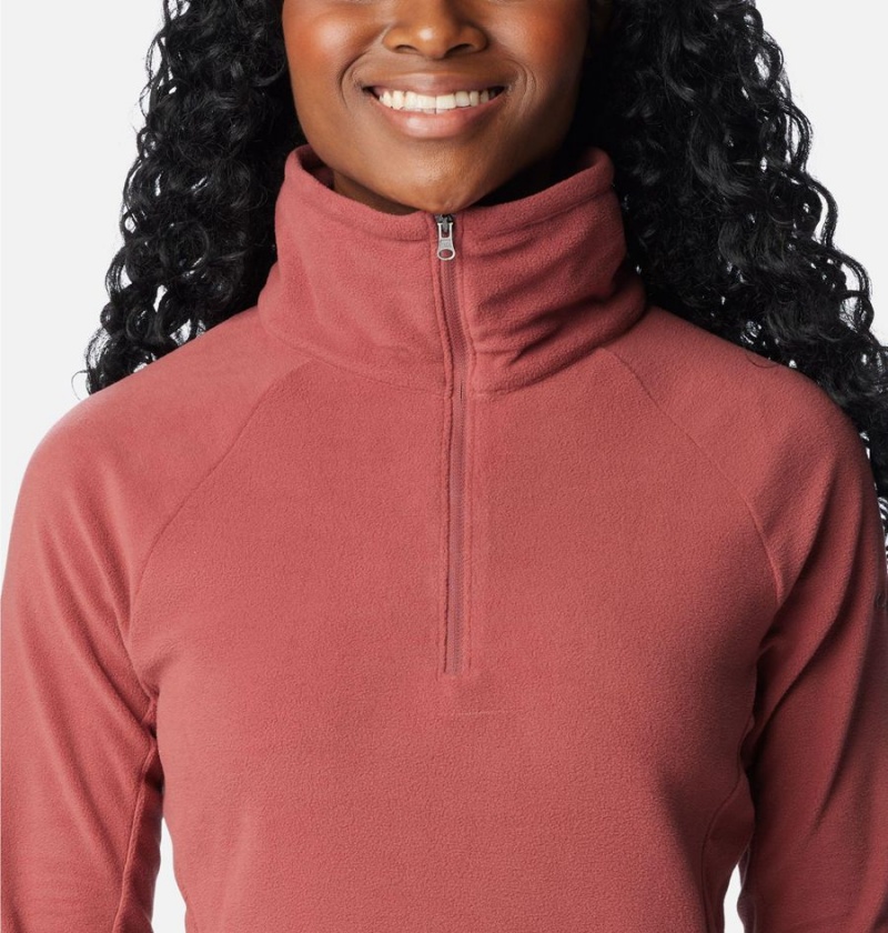 Columbia Glacial IV Half Zip Fleece Women's Pullover Coral | FLXKOG-019