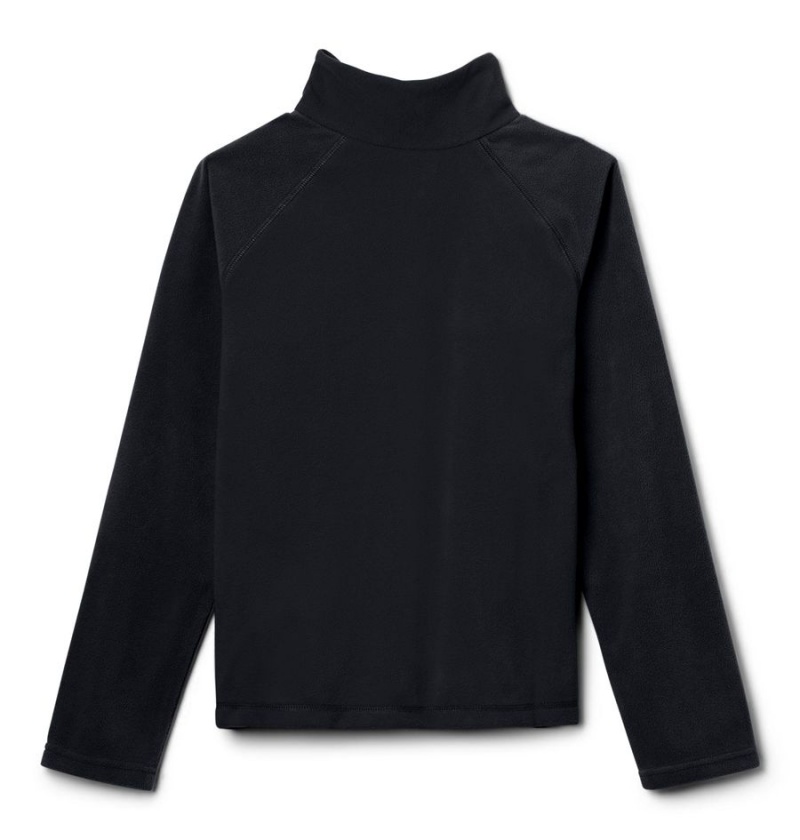 Columbia Glacial Quarter Zip Pullover Kids' Fleece Black | LRDZVA-504
