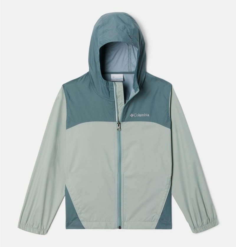 Columbia Glennaker Kids\' Jacket Turquoise | MHKEZL-063