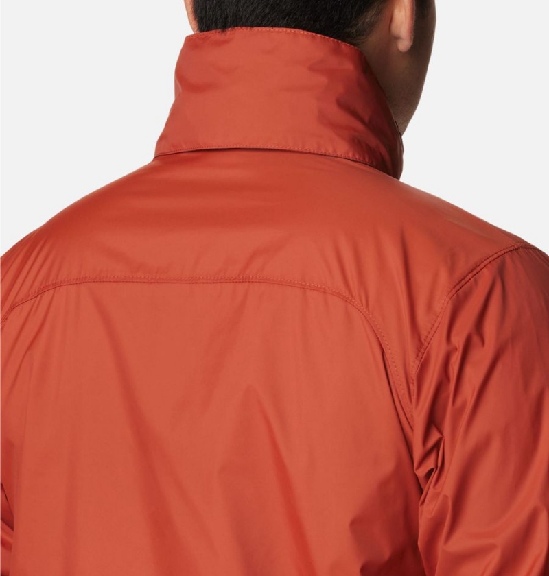 Columbia Glennaker Lake Men's Rain Jacket Red | JPBZKC-836